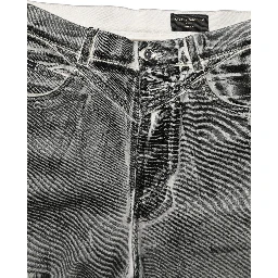 Grey Washed Mid Waist Straight Denim Jeans