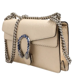 Dionysus White Leather Handbag