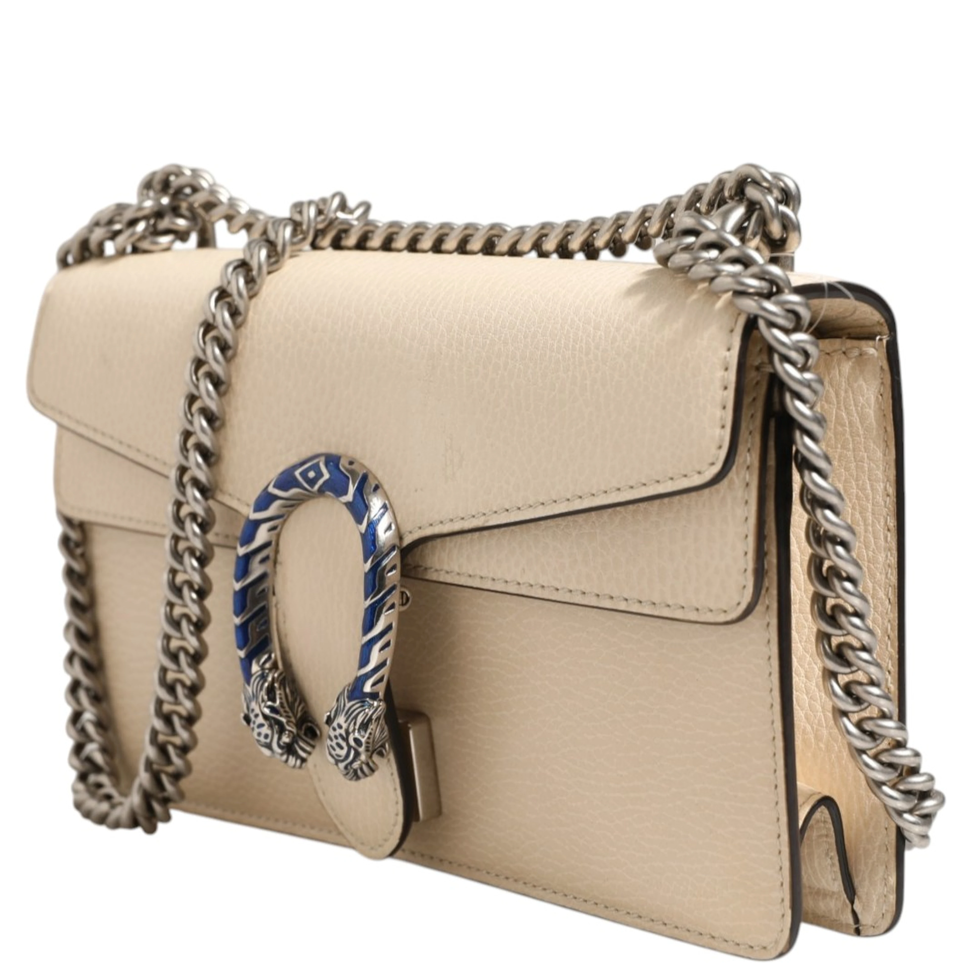 Dionysus White Leather Handbag