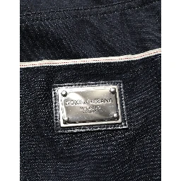 Black Cotton Mid Waist Classic Men Denim Jeans