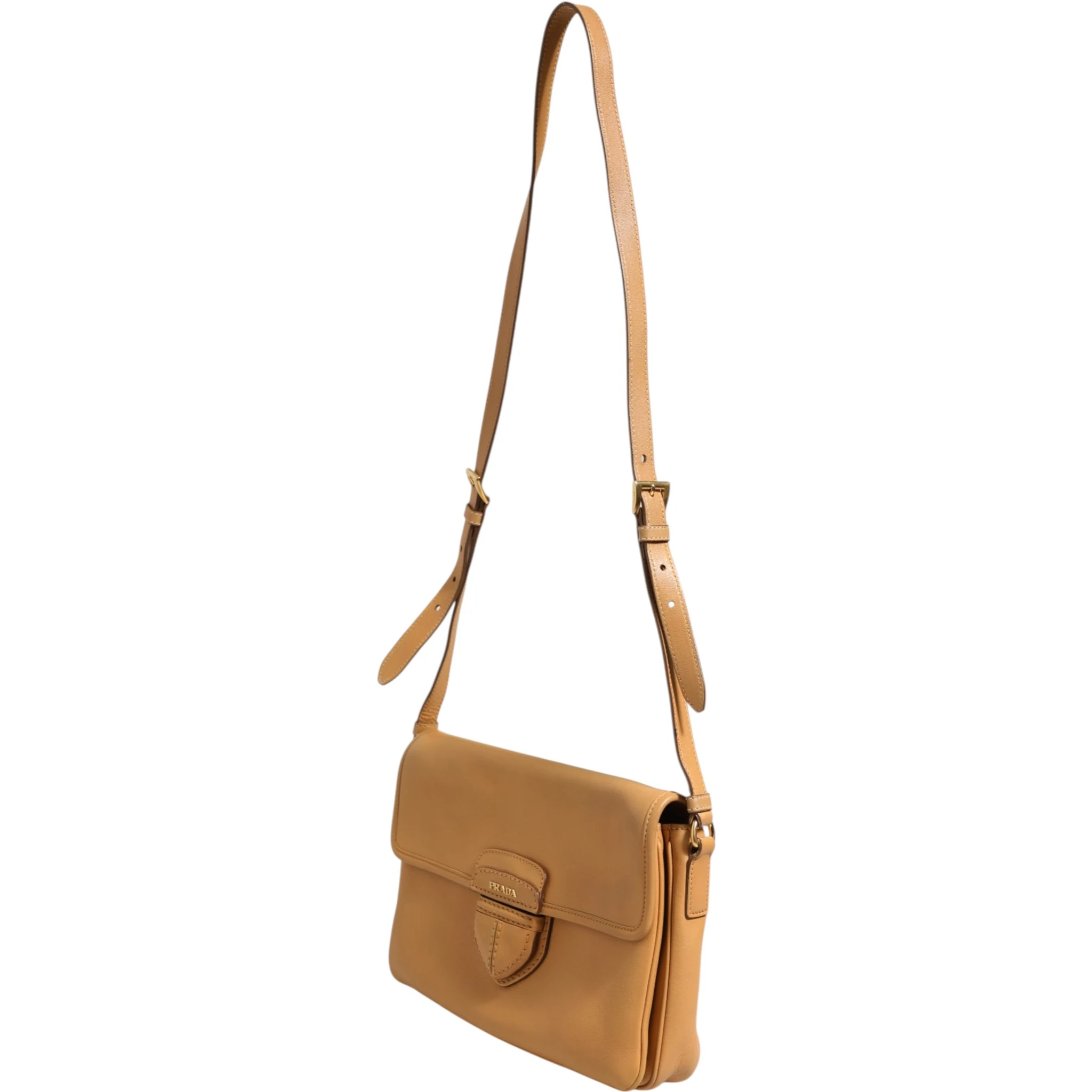 Sidonie Beige Pebble Leather shoulder bag