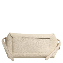 Nano Belt Bag Grained Calfskin Chalk
