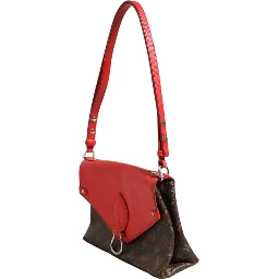 Saint Michel Monogram Epi Shoulder Bag Coquelicot