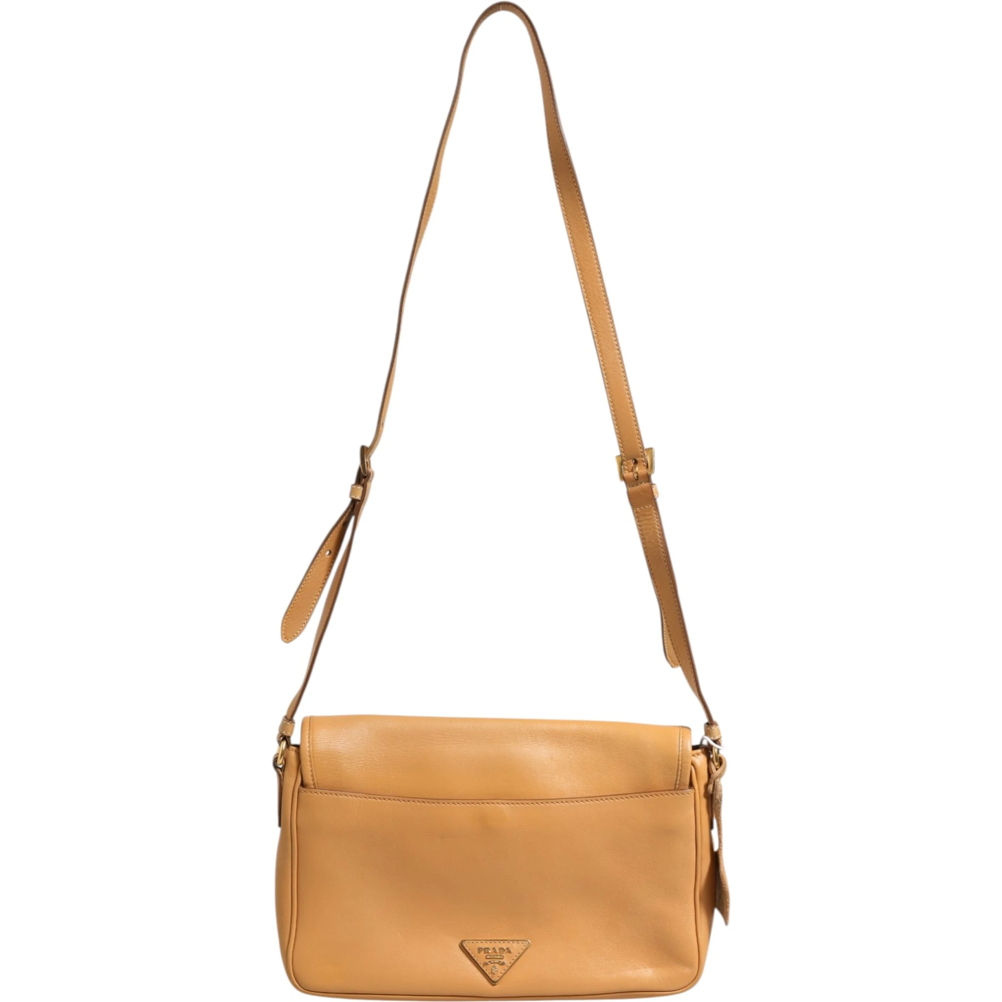 Sidonie Beige Pebble Leather shoulder bag