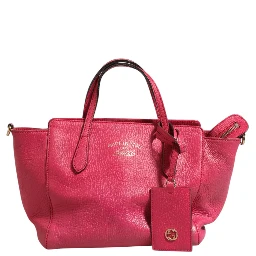 Swing Leather 2Way Tote Bag