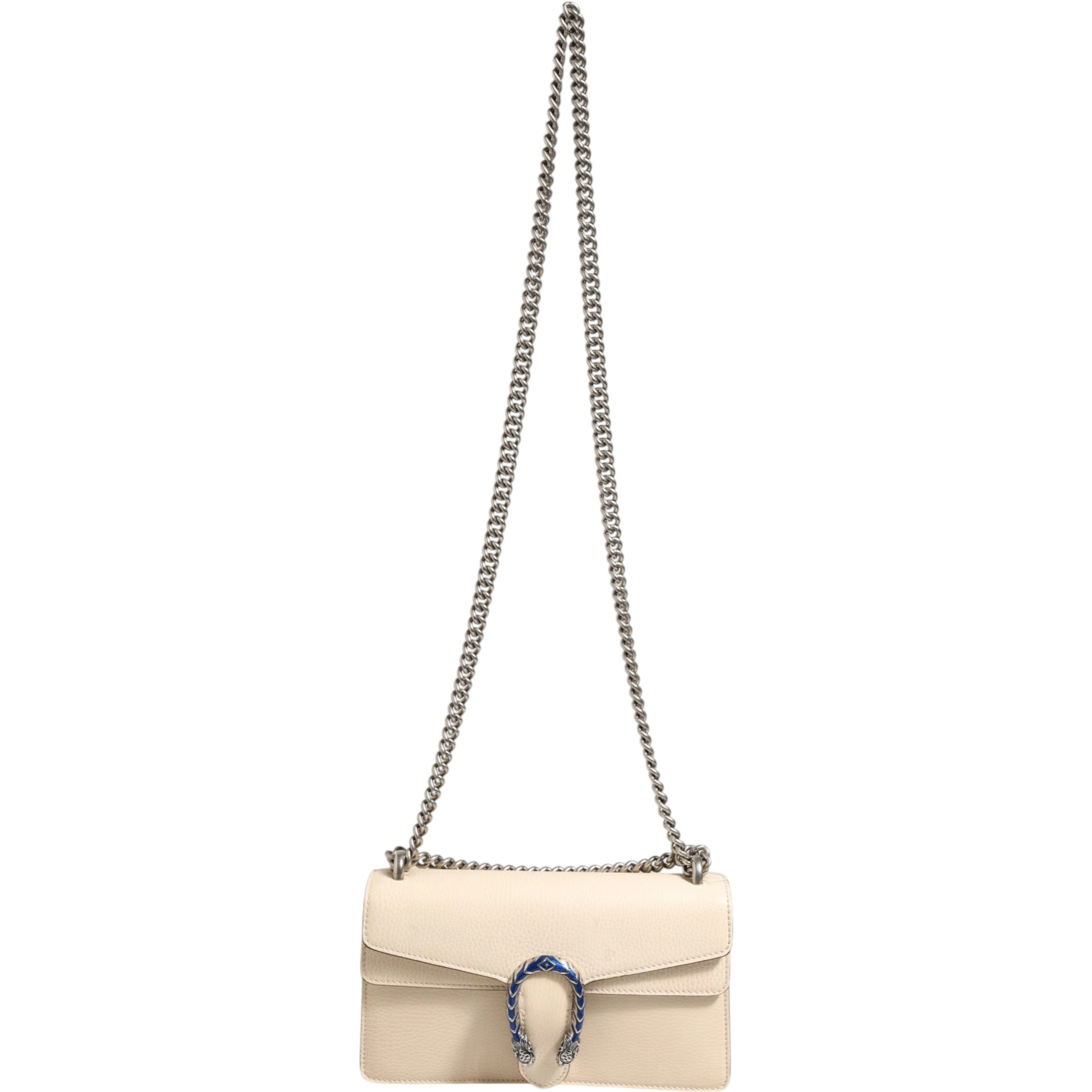Dionysus White Leather Handbag