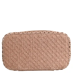 Mesh Embroidered Dior travel Vanity Case