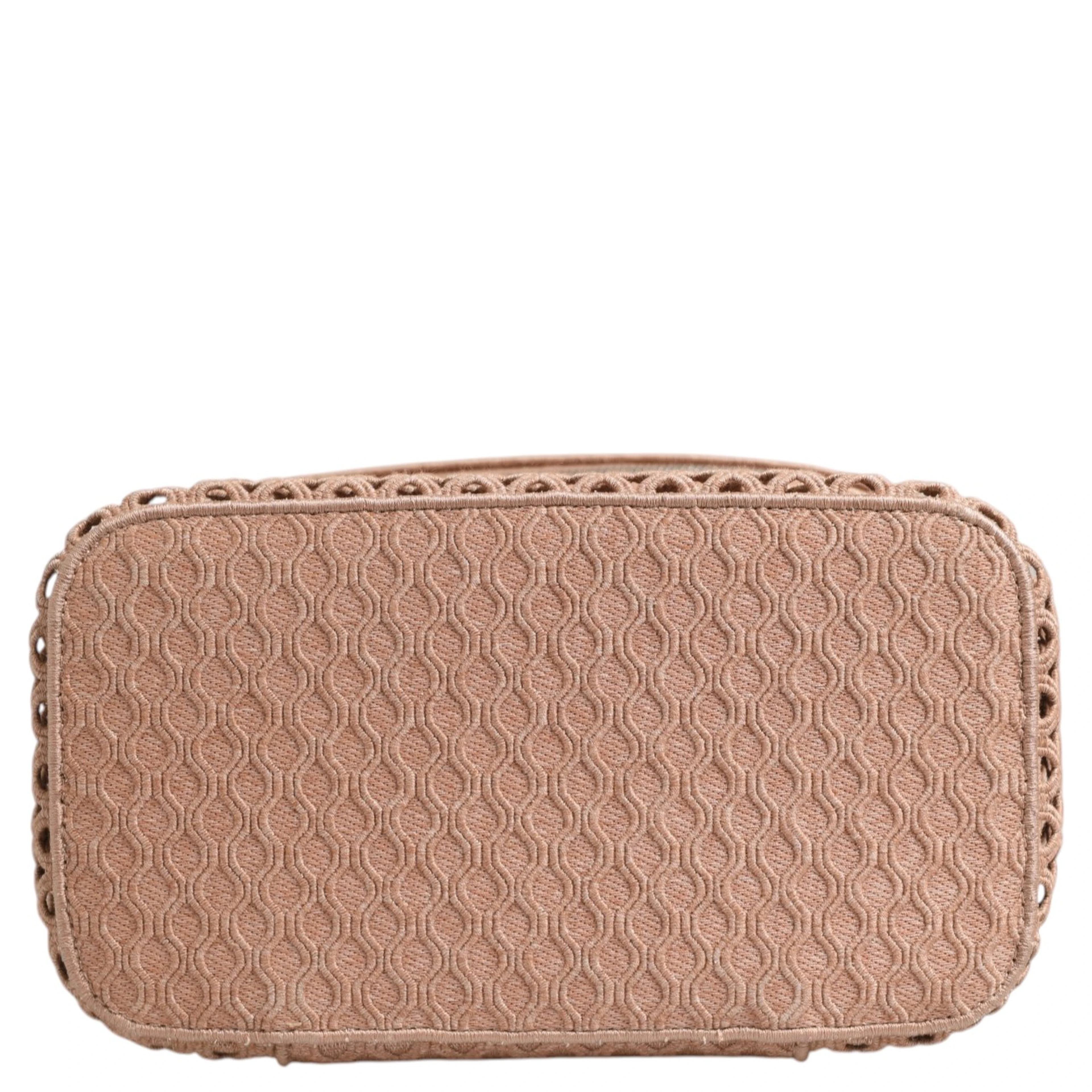 Mesh Embroidered Dior travel Vanity Case