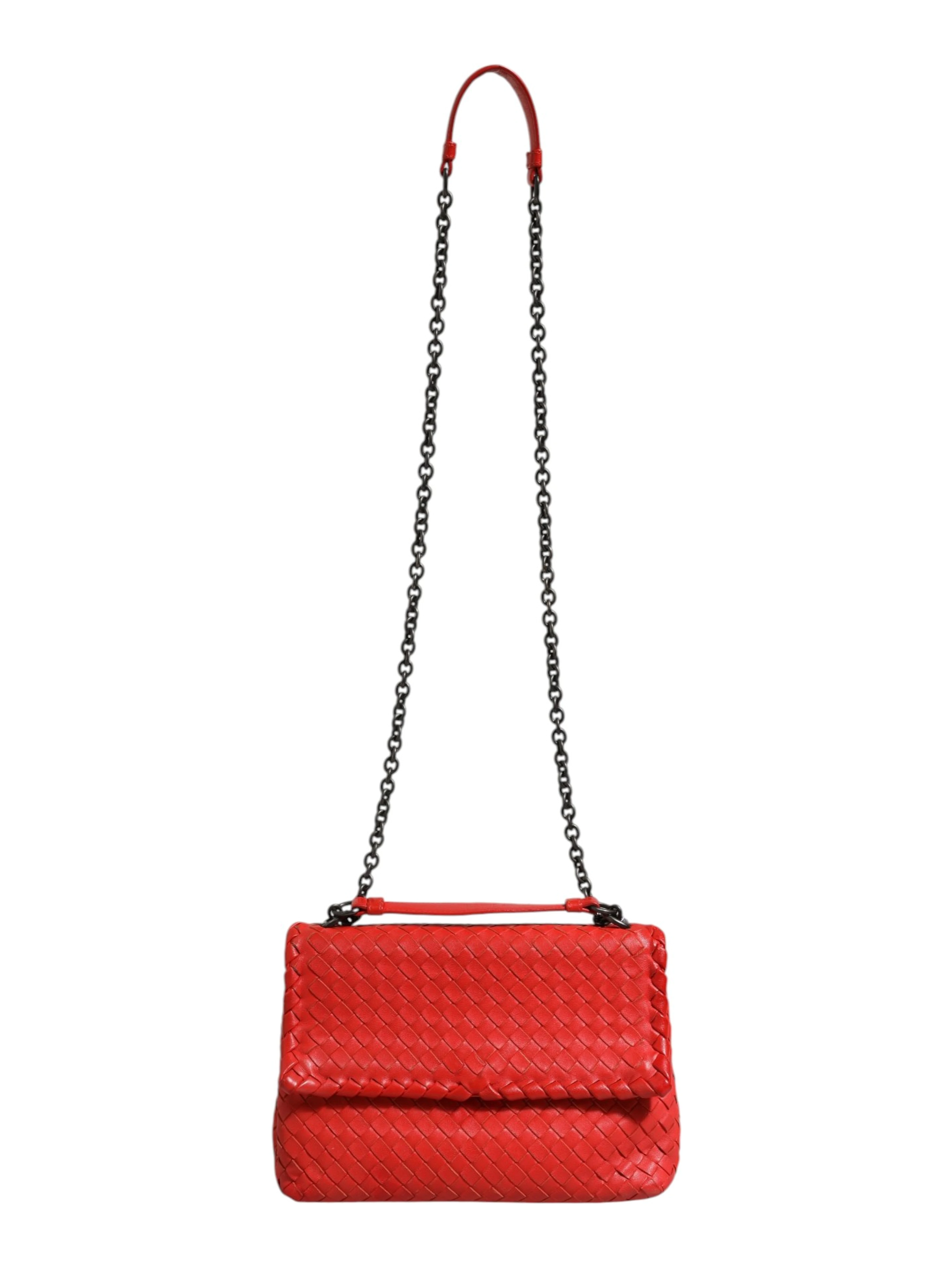 Olimpia Small Intrecciato Leather Shoulder Bag