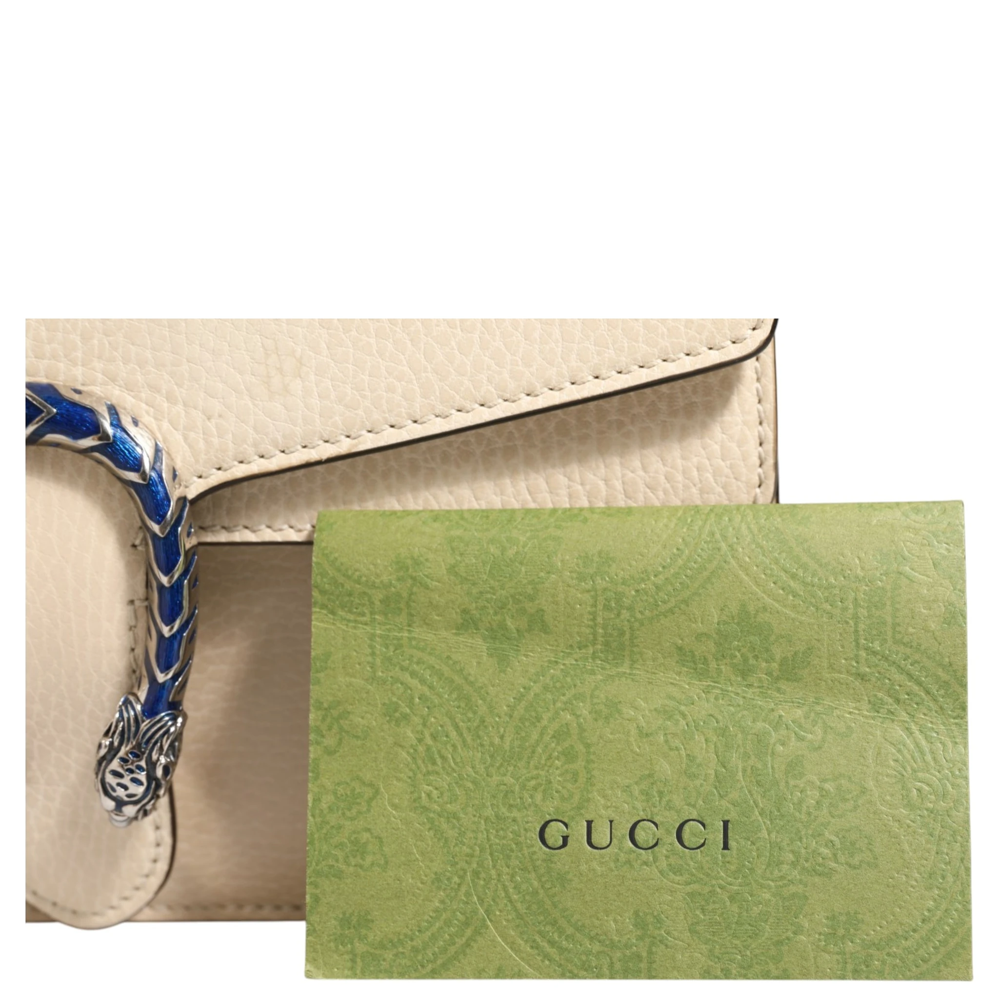 Dionysus White Leather Handbag
