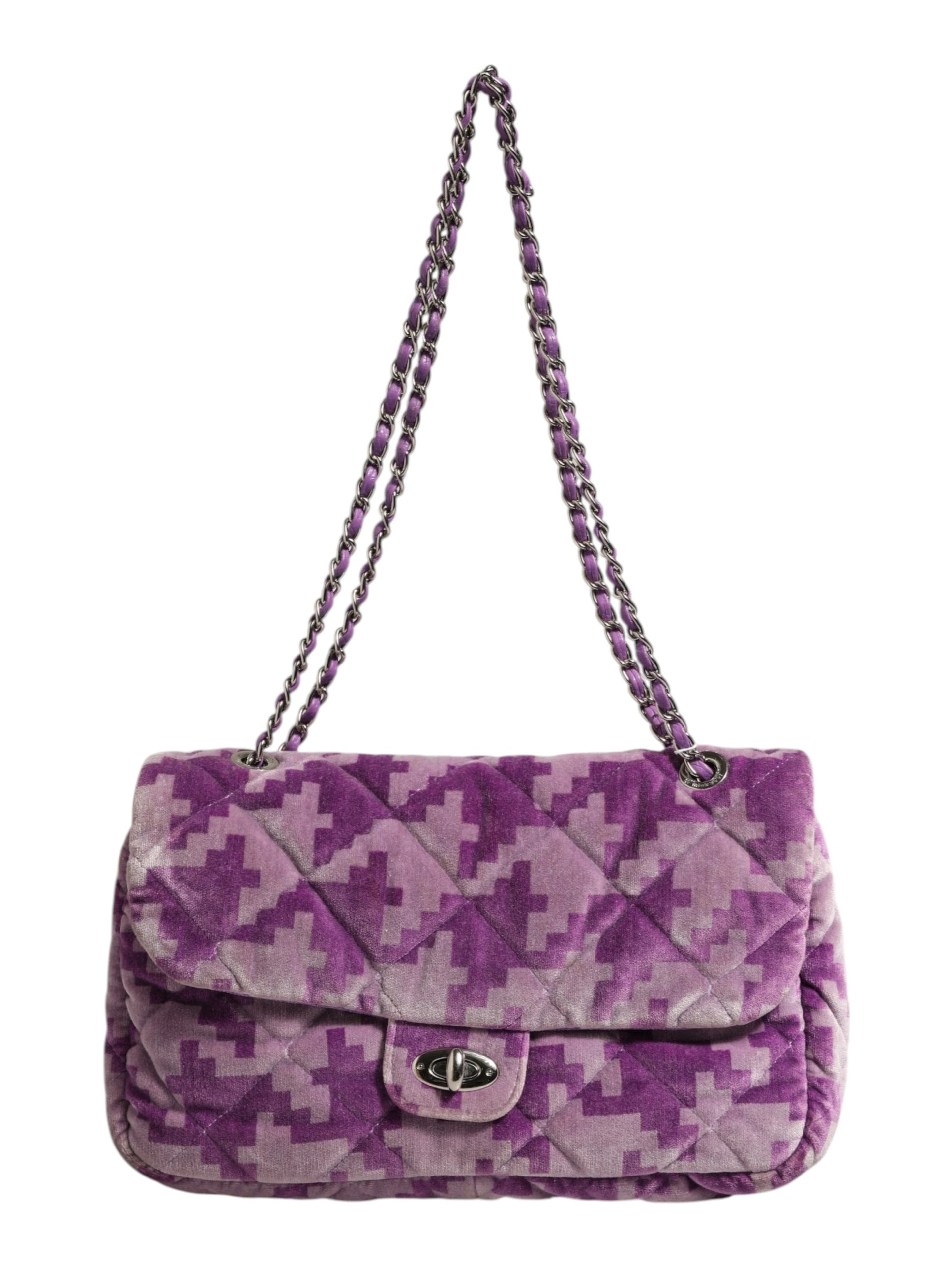Purple shoulder bag
