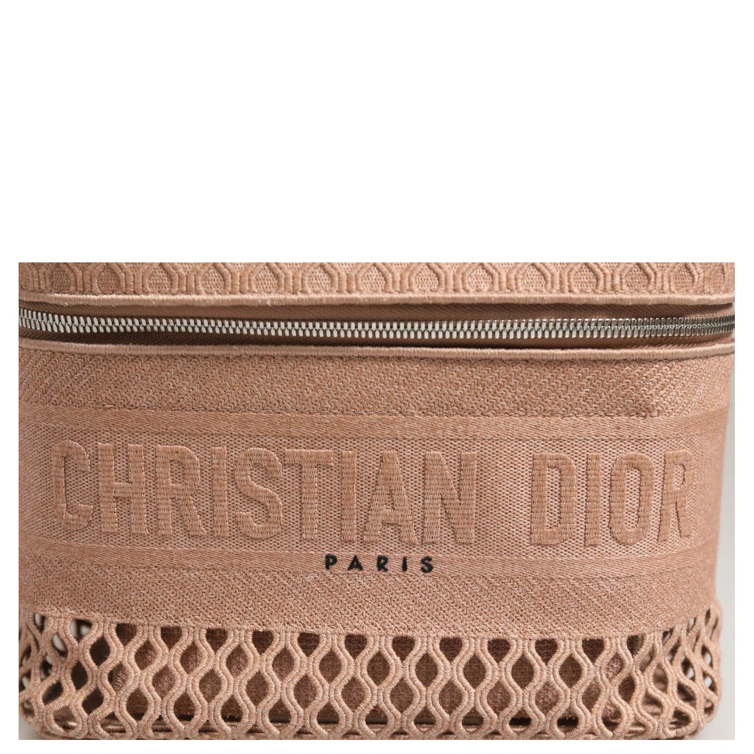 Mesh Embroidered Dior travel Vanity Case