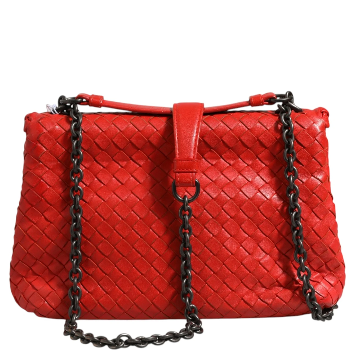 Olimpia Small Intrecciato Leather Shoulder Bag