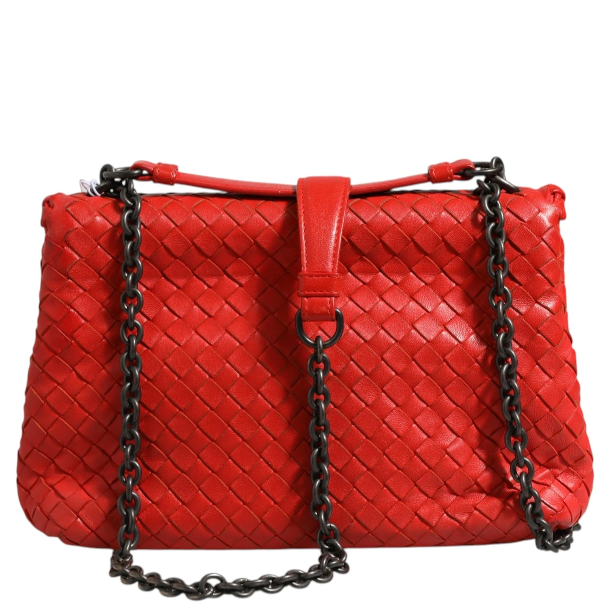 Olimpia Small Intrecciato Leather Shoulder Bag