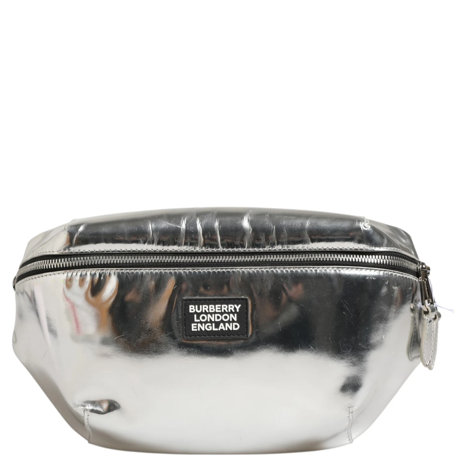Belt bag Silver in Synthetic