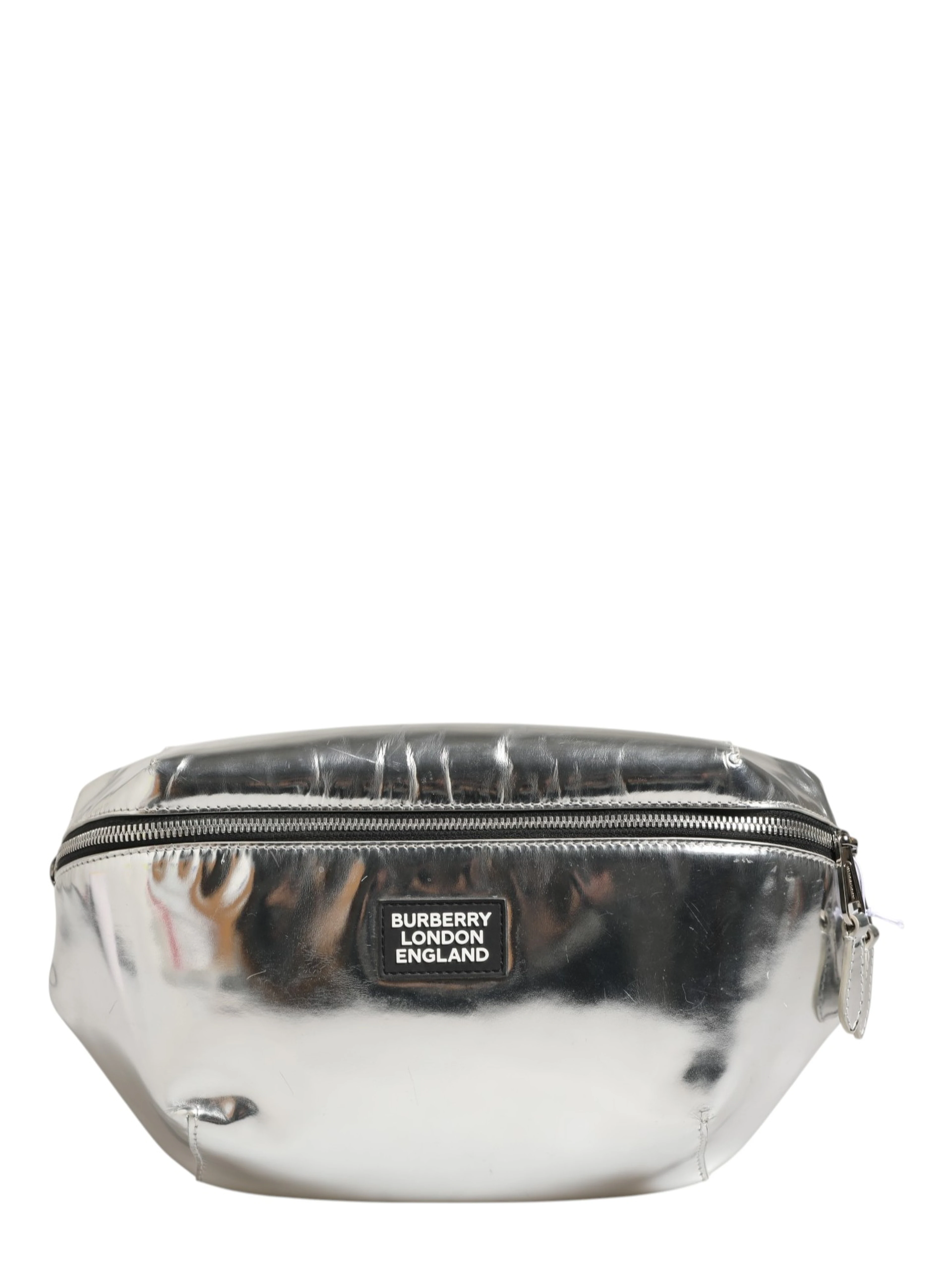Belt bag Silver in Synthetic