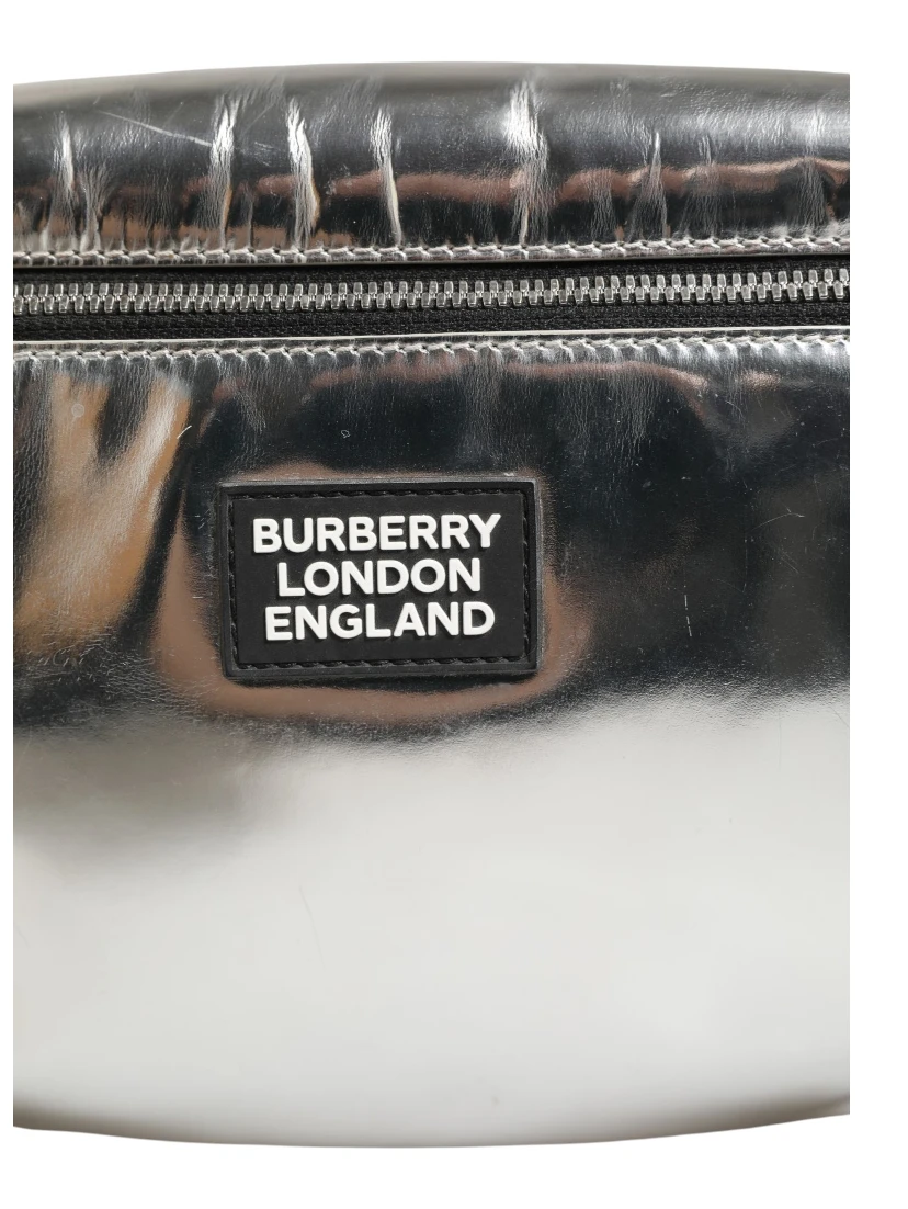 Belt bag Silver in Synthetic