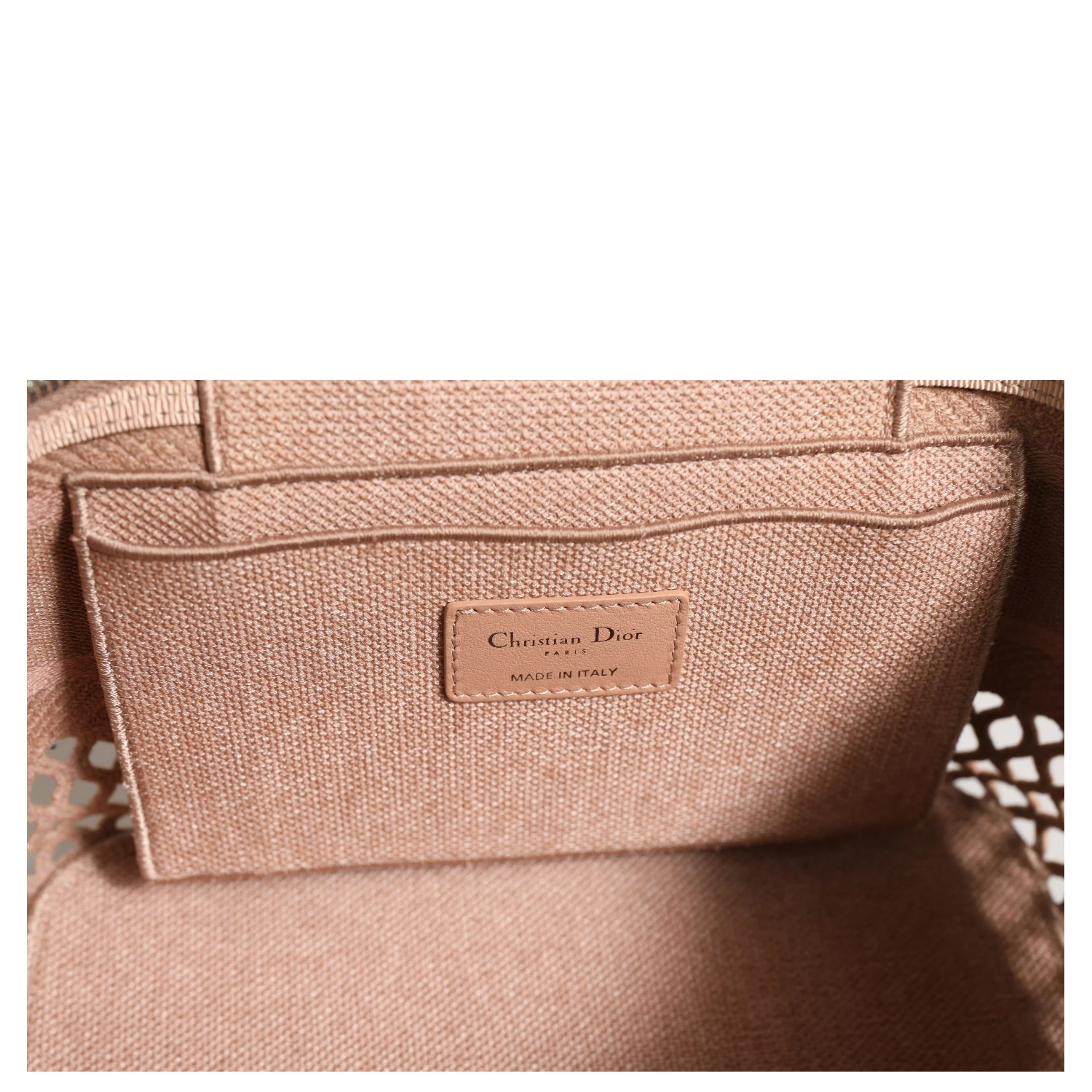 Mesh Embroidered Dior travel Vanity Case