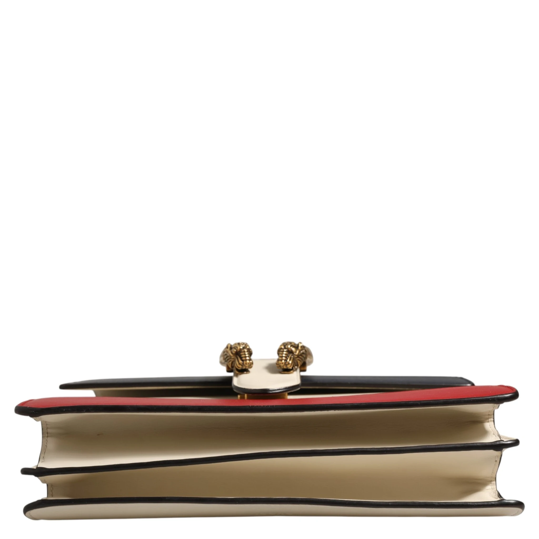 Dionysus Bamboo Top Handle Bag Colorblock Leather