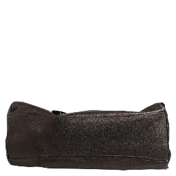 Metallic Nappa Leather Ruffle Shoulder Bag