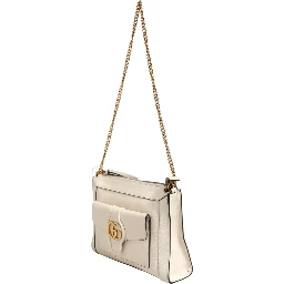 Arli Small Crossbody Bag White Leather