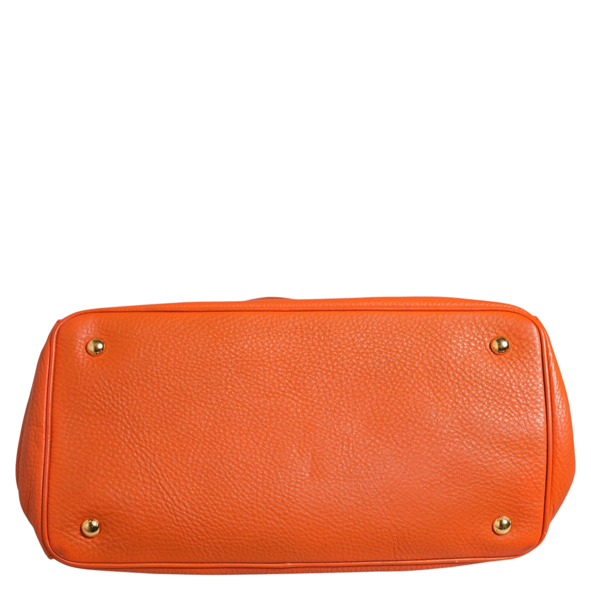 Vitello Daino Leather Tote Bag