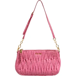 Matelassé Leather Shoulder Bag