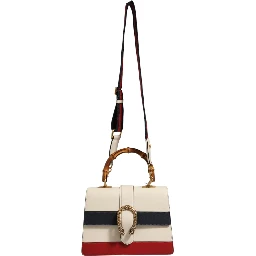 Dionysus Bamboo Top Handle Bag Colorblock Leather