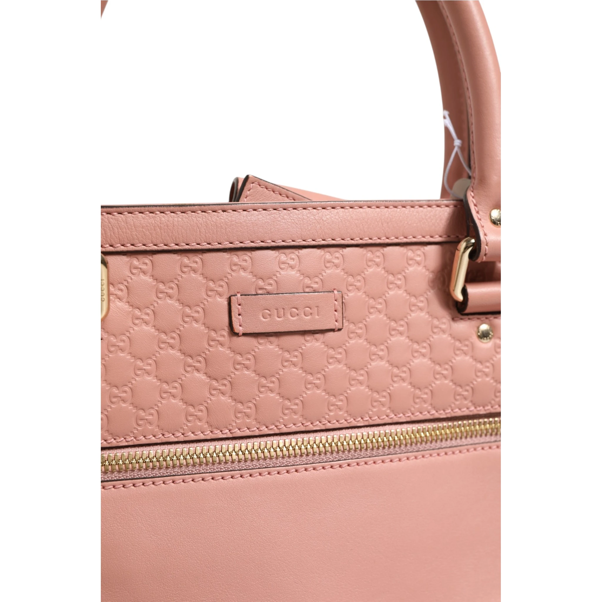 Microguccissima Leather Medium Tote Bag