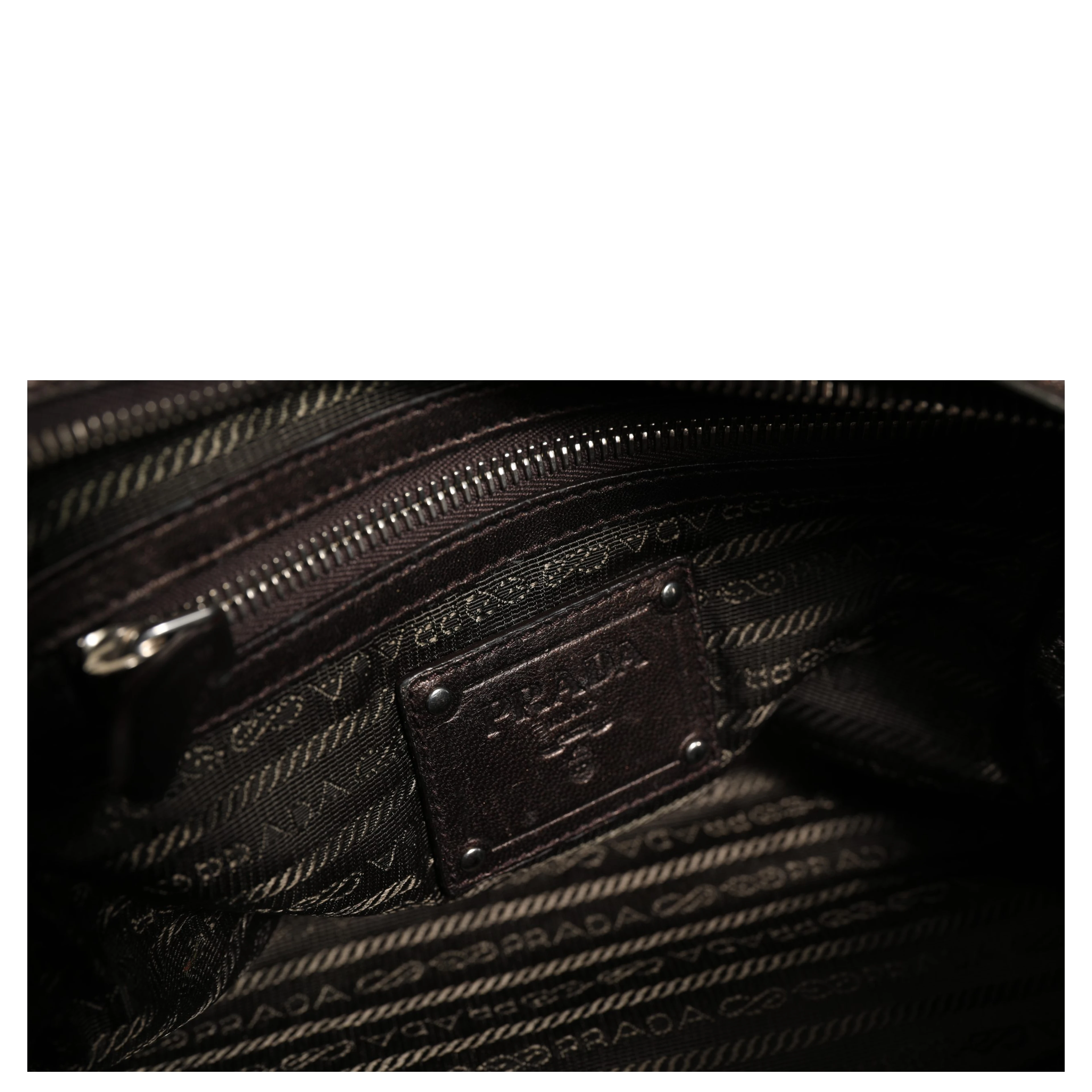 Metallic Nappa Leather Ruffle Shoulder Bag