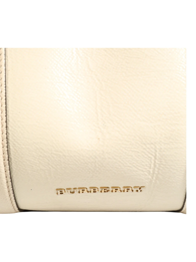Chalk White Large Leather Tote Bag alternative