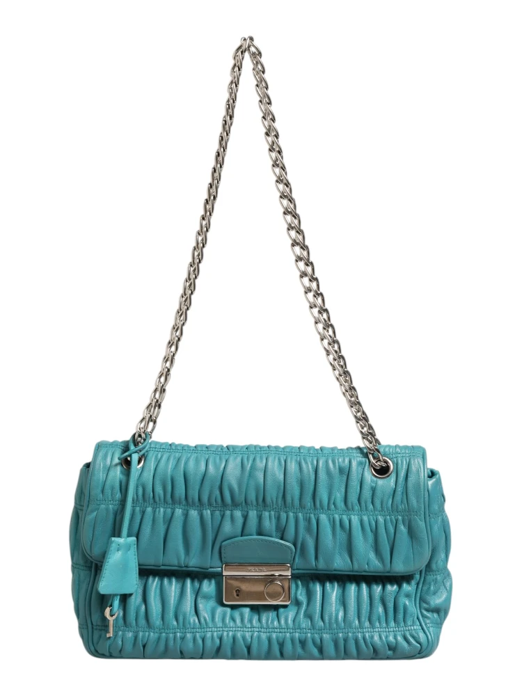 Nappa Gaufre Flap Bag