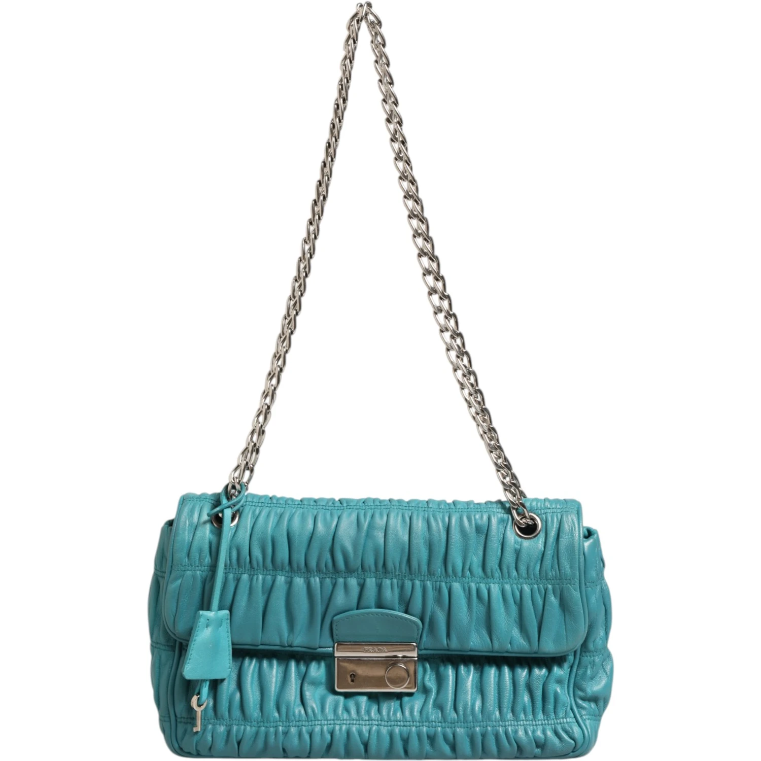 Nappa Gaufre Flap Bag