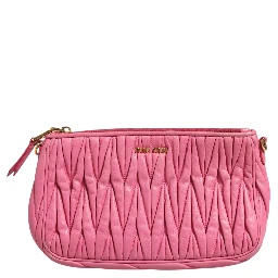 Matelassé Leather Shoulder Bag