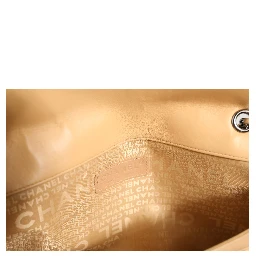 Beige Lambskin Giant Reissue Mademoiselle Lock Flap Bag