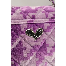 Purple shoulder bag