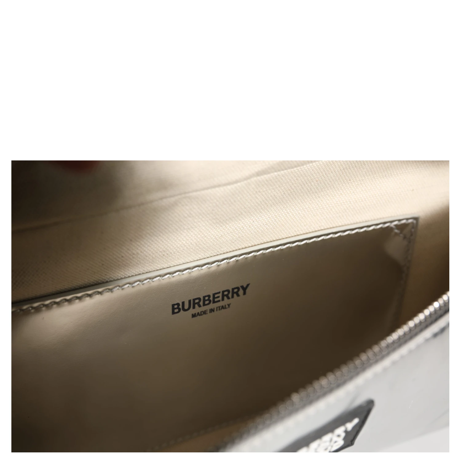 Belt bag Silver in Synthetic
