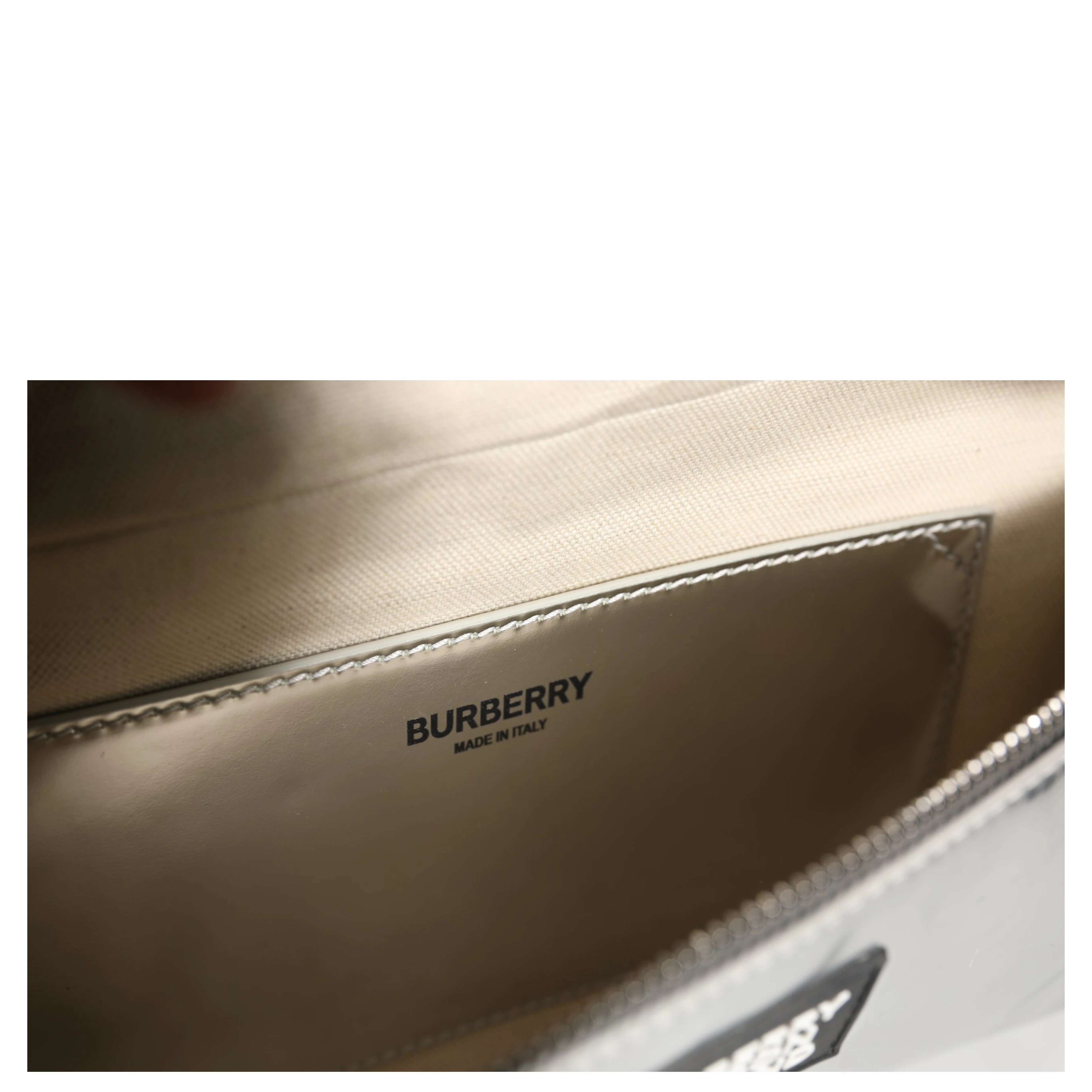 Belt bag Silver in Synthetic