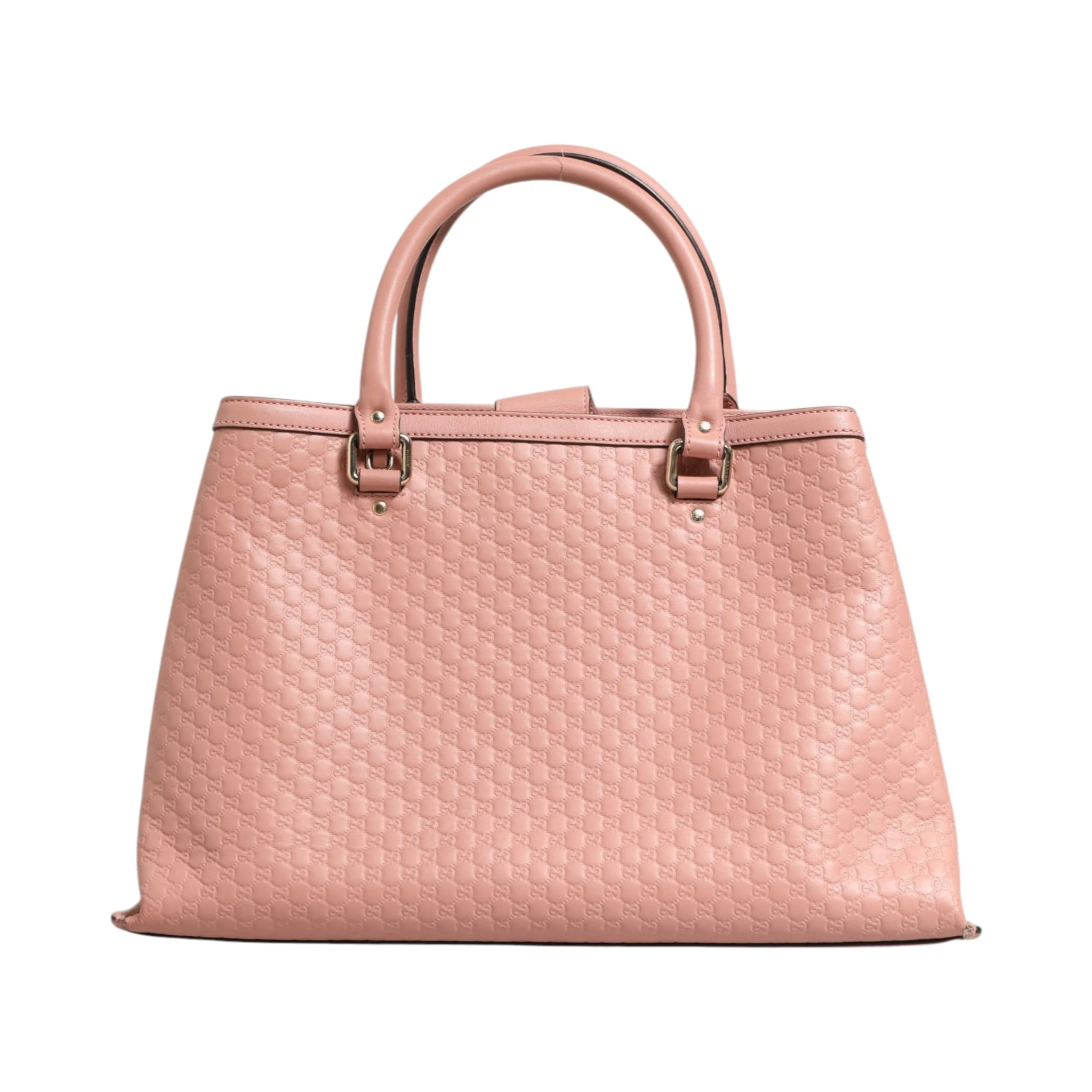 Microguccissima Leather Medium Tote Bag