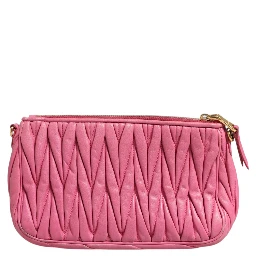 Matelassé Leather Shoulder Bag