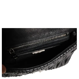 Confidential Matelasse Leather Flap Shoulder Bag
