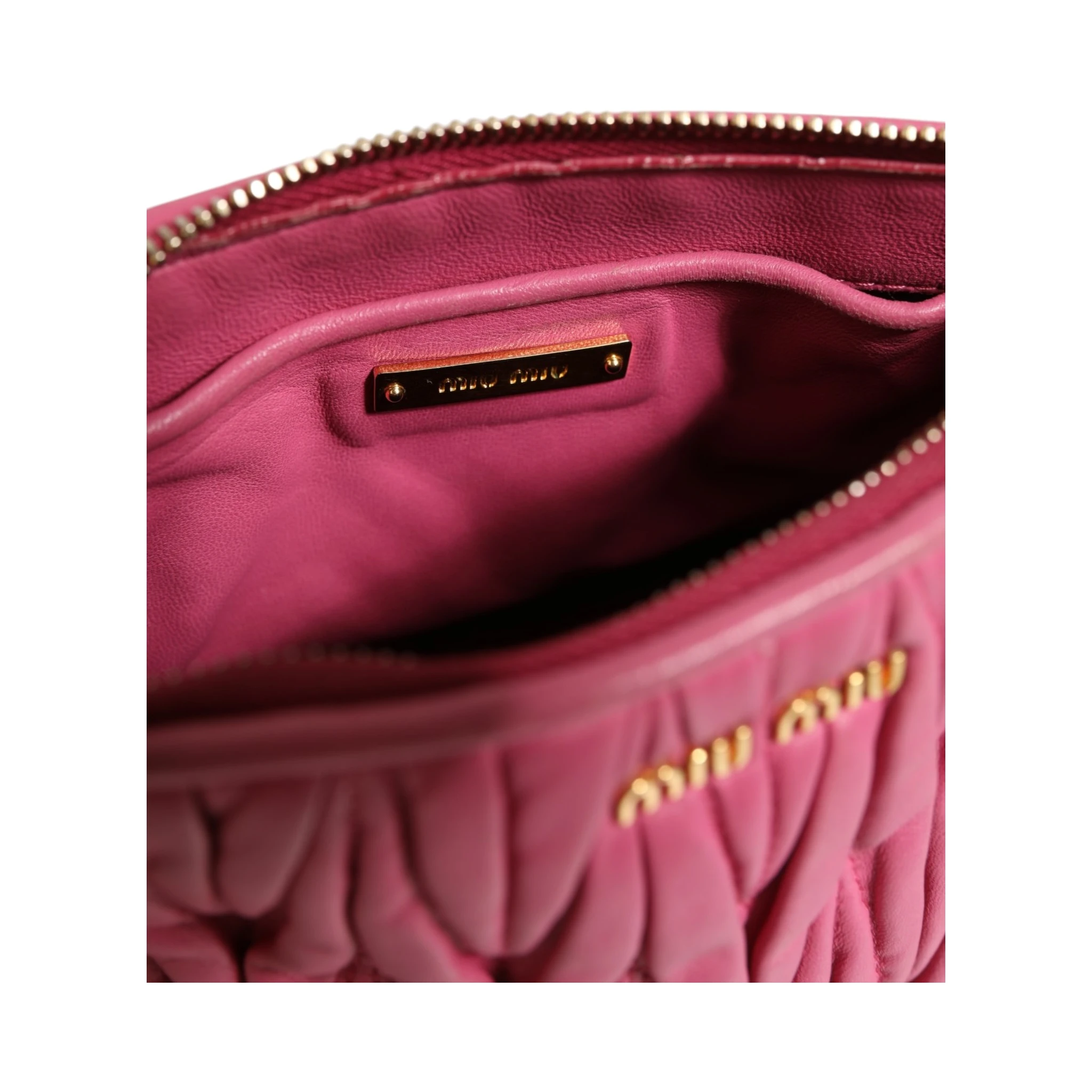 Matelassé Leather Shoulder Bag