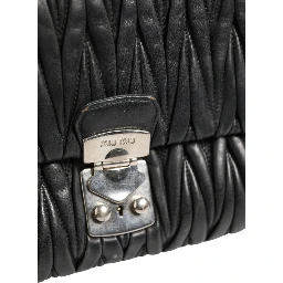 Confidential Matelasse Leather Flap Shoulder Bag
