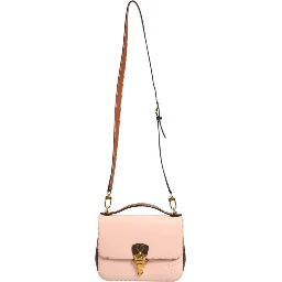 Pink Vernis and Monogram Canvas Cherrywood BB Shoulder Bag