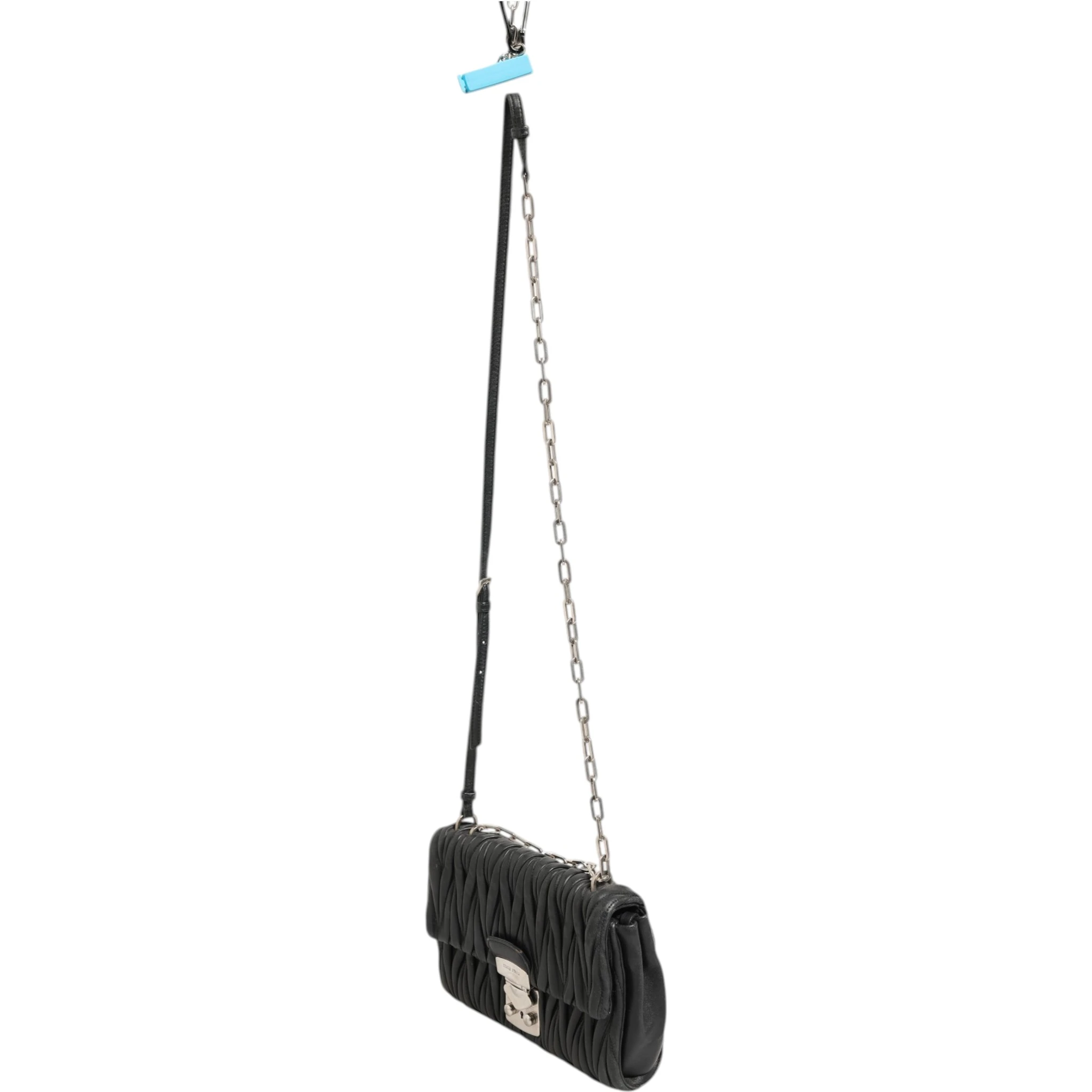 Confidential Matelasse Leather Flap Shoulder Bag