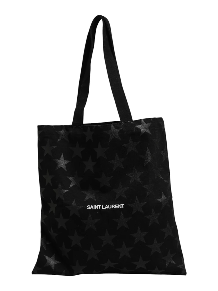 Rive Droite Black Tote Bag With Star Print Tote bag