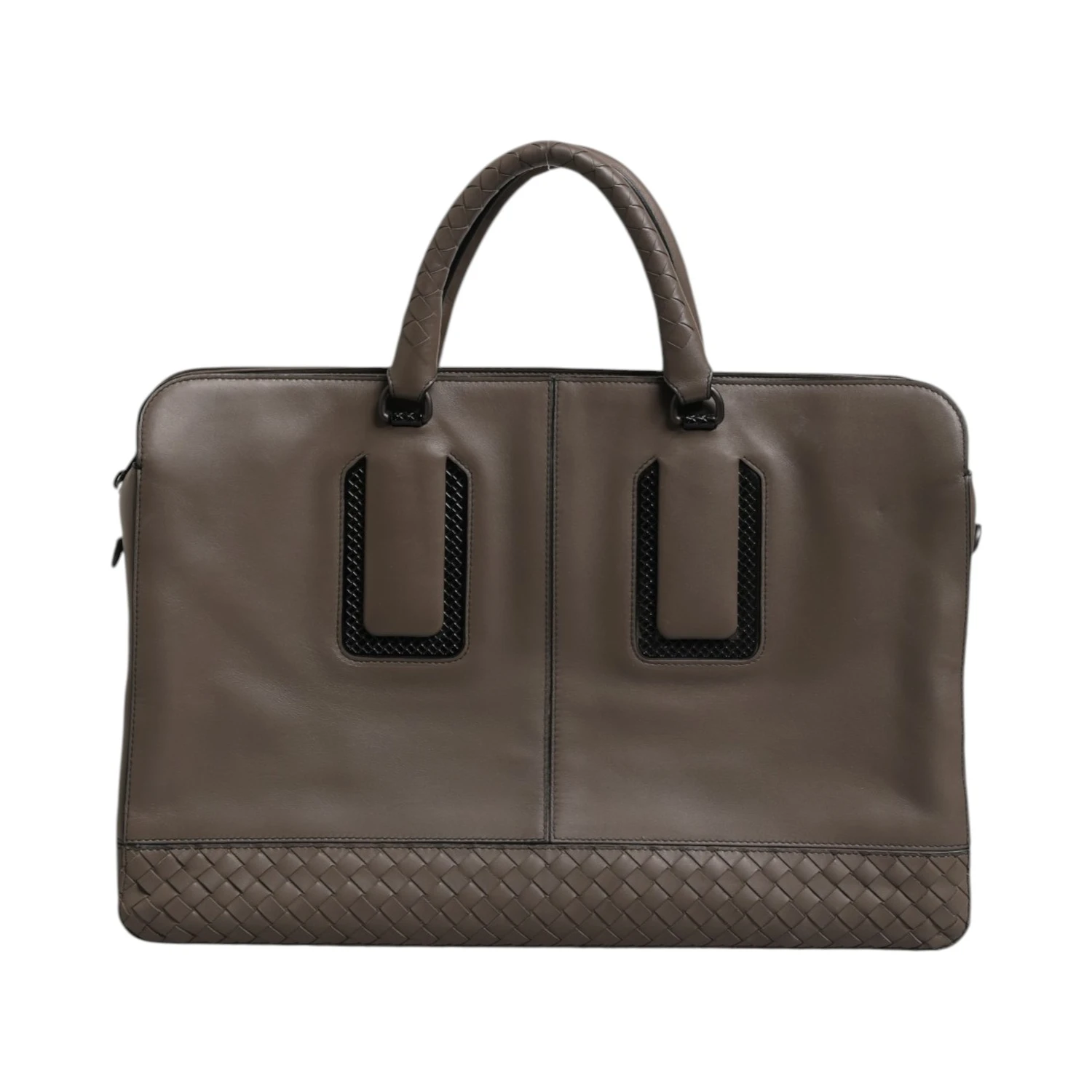 Getaway Intrecciato Leather Briefcase