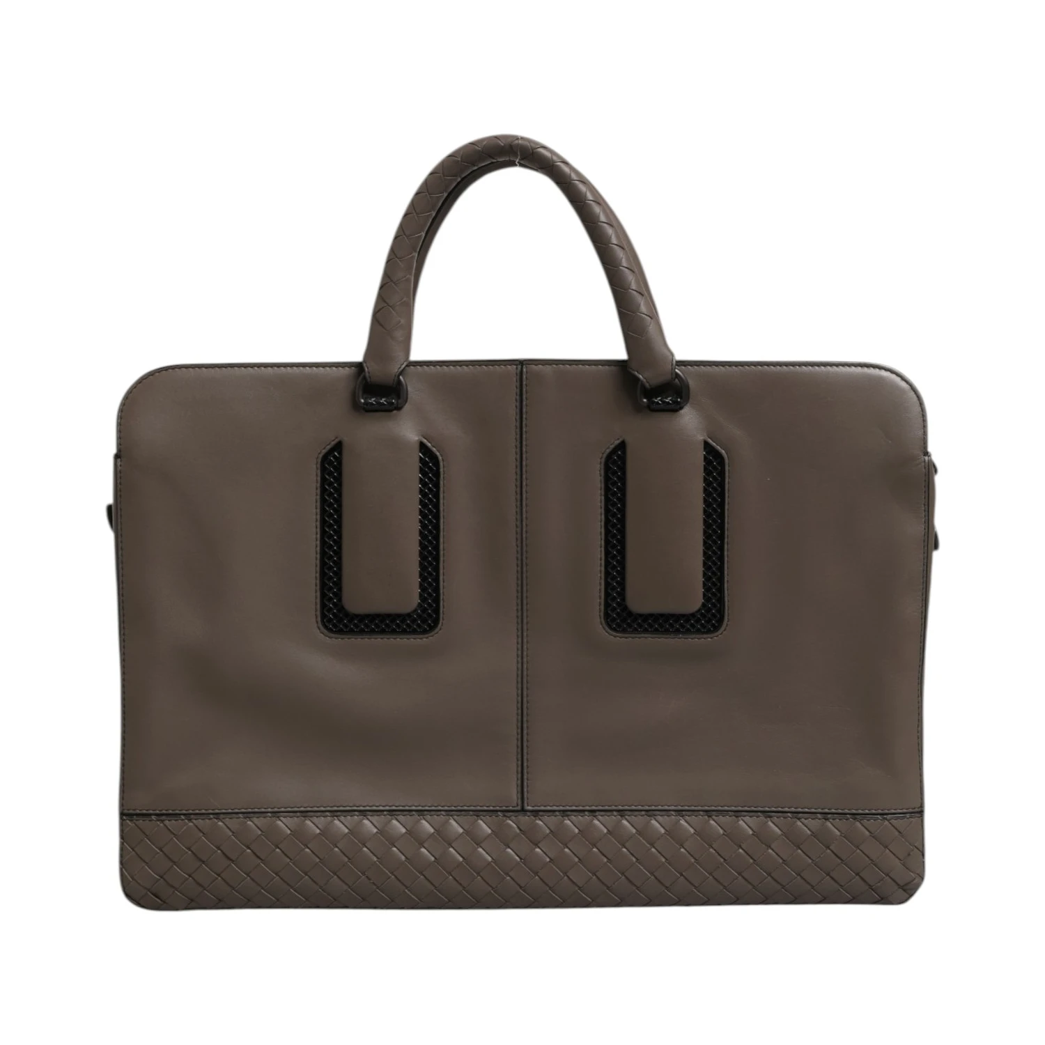 Getaway Intrecciato Leather Briefcase