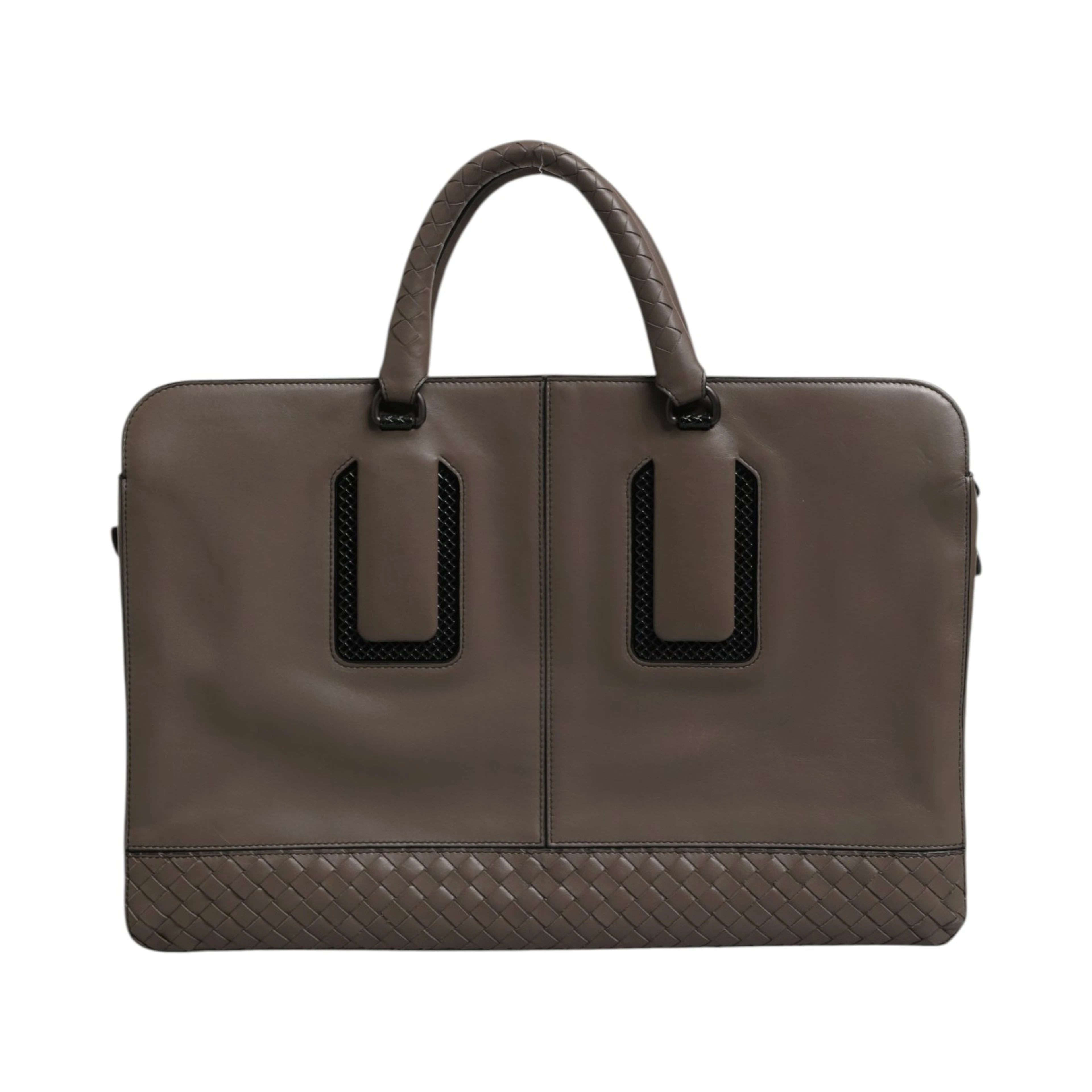 Getaway Intrecciato Leather Briefcase