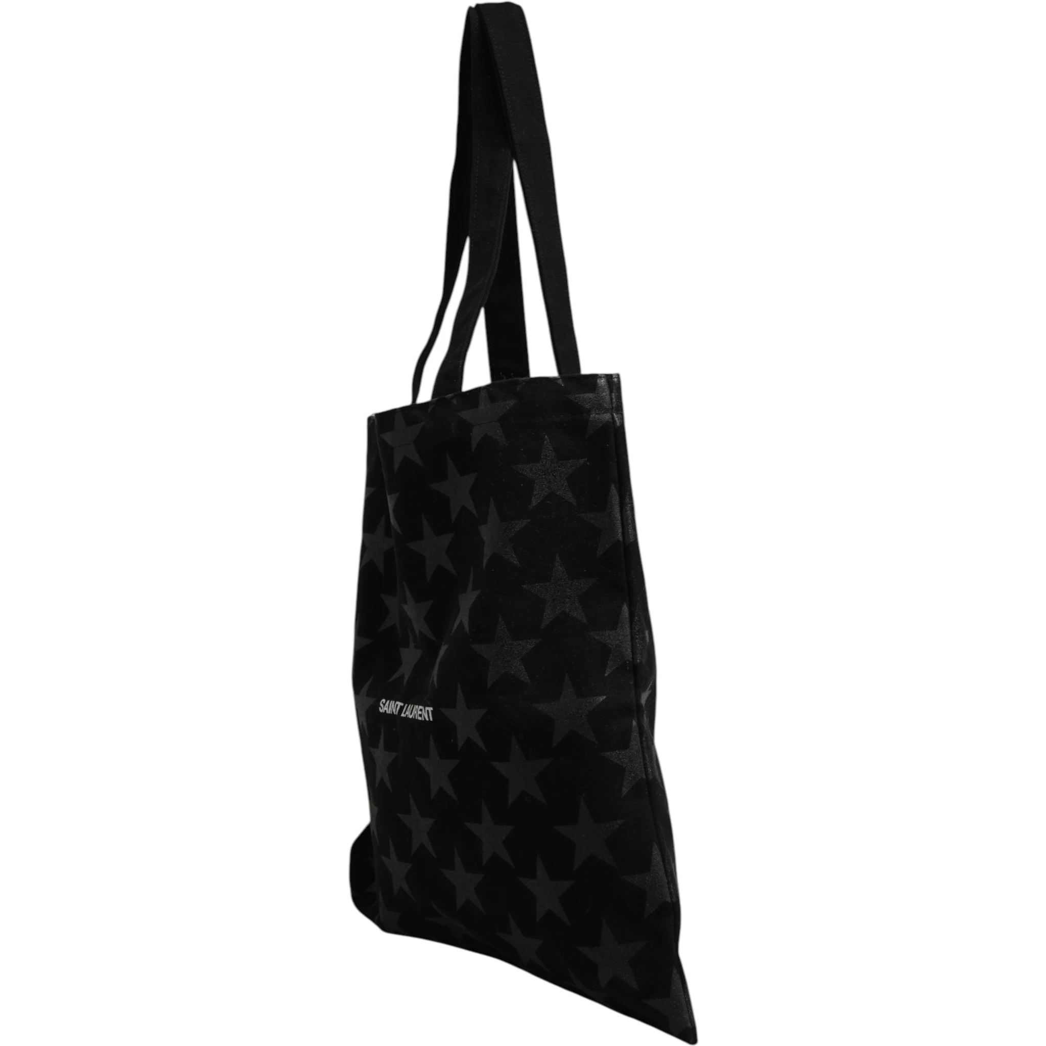Rive Droite Black Tote Bag With Star Print Tote bag